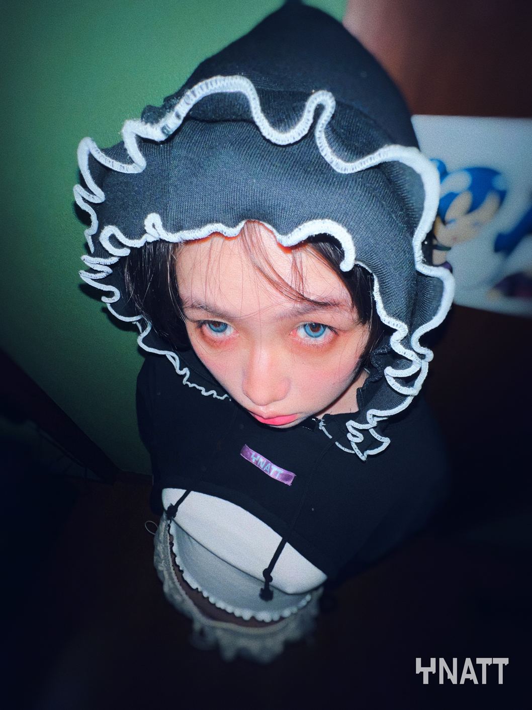 HOODIE IN THE SHELL BLACK