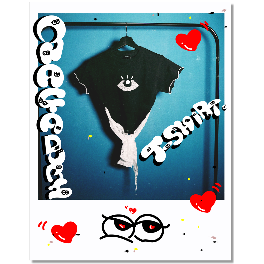BLACK ONAGADORI T-SHIRT【SHORT】