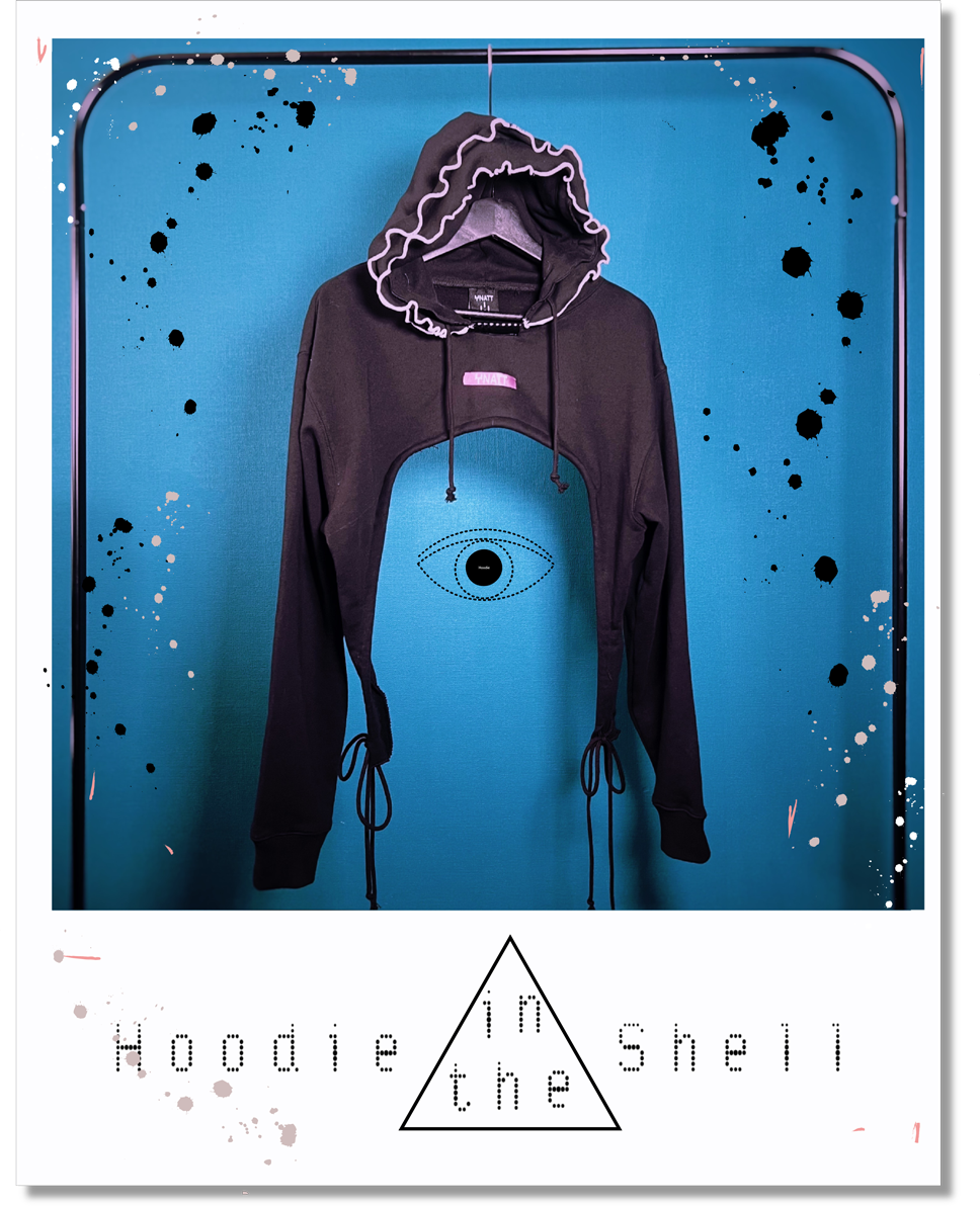 HOODIE IN THE SHELL BLACK