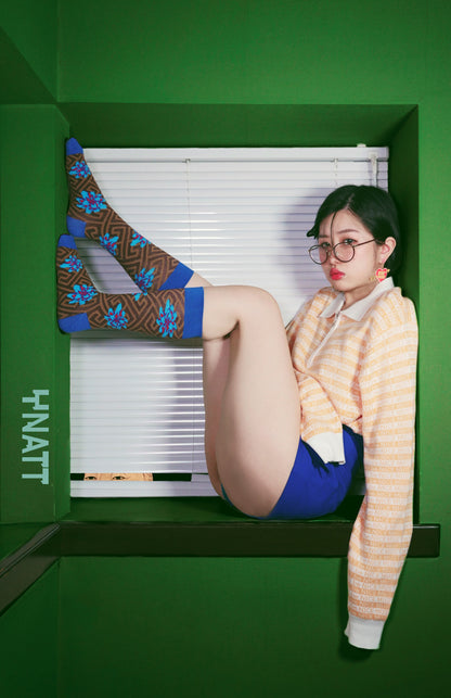 LATTICE SOCK / size M-L